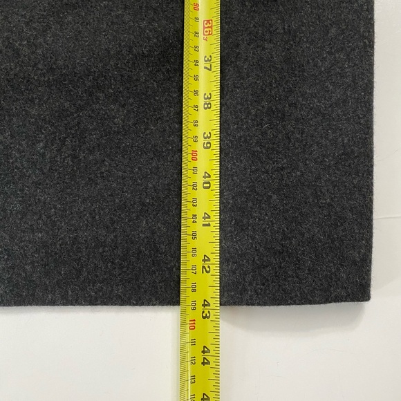 Magaschoni Collection Women Sleeveless Cable Knit Insert Midi Dress Gray Wool - Picture 11 of 13